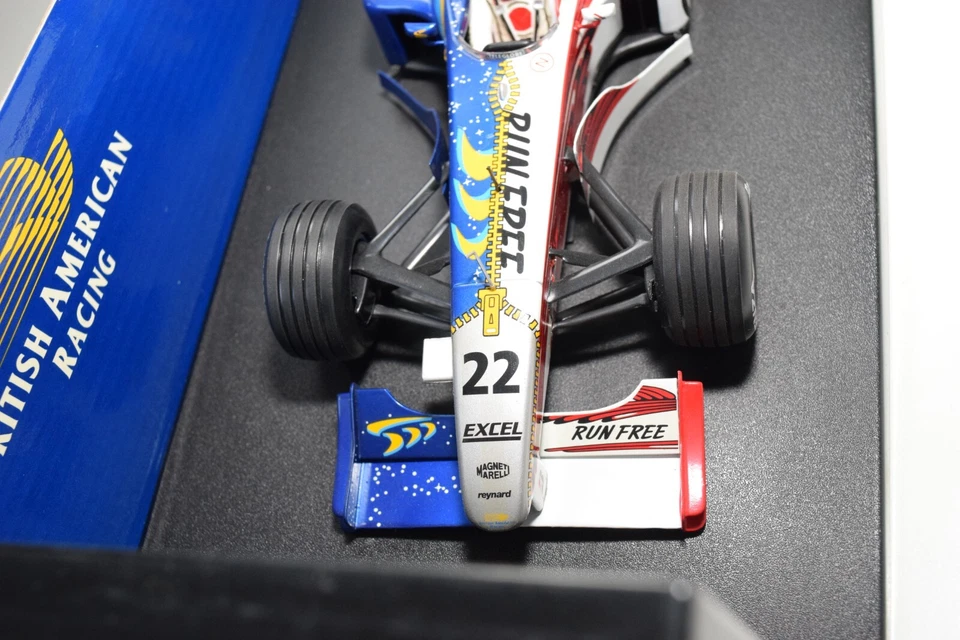 A63 1:18 180 990022 MINICHAMPS F1 FORMULA BAR 01 SUPERTEC J. VILLENEUVE 1999 MIB - Immagine 4 di 4