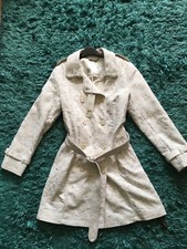 John Rocha (debenhams) Lace Pattern Taupe / Cream Mac. Size 14. Brand New & Tags