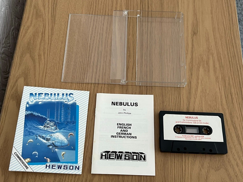 Hewson Nebulus Commodore 64 Cassette Game - Working -👽👾Retro Gift Idea👾👽 - Photo 4/12