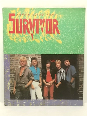 SURVIVOR Japan Tour Program Book 1985 Jimi Jamison