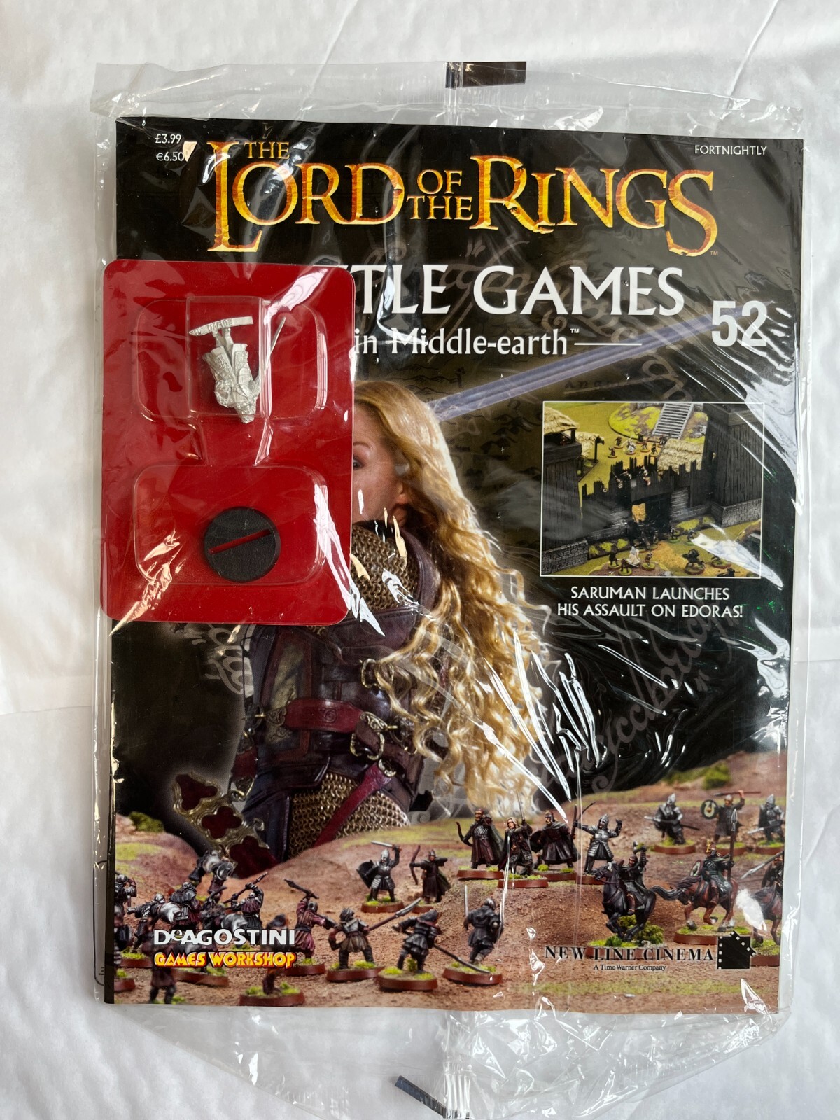 Deagostini Señor de los Anillos Batalla Juegos Edición 52 - Metal Eowyn Modelo