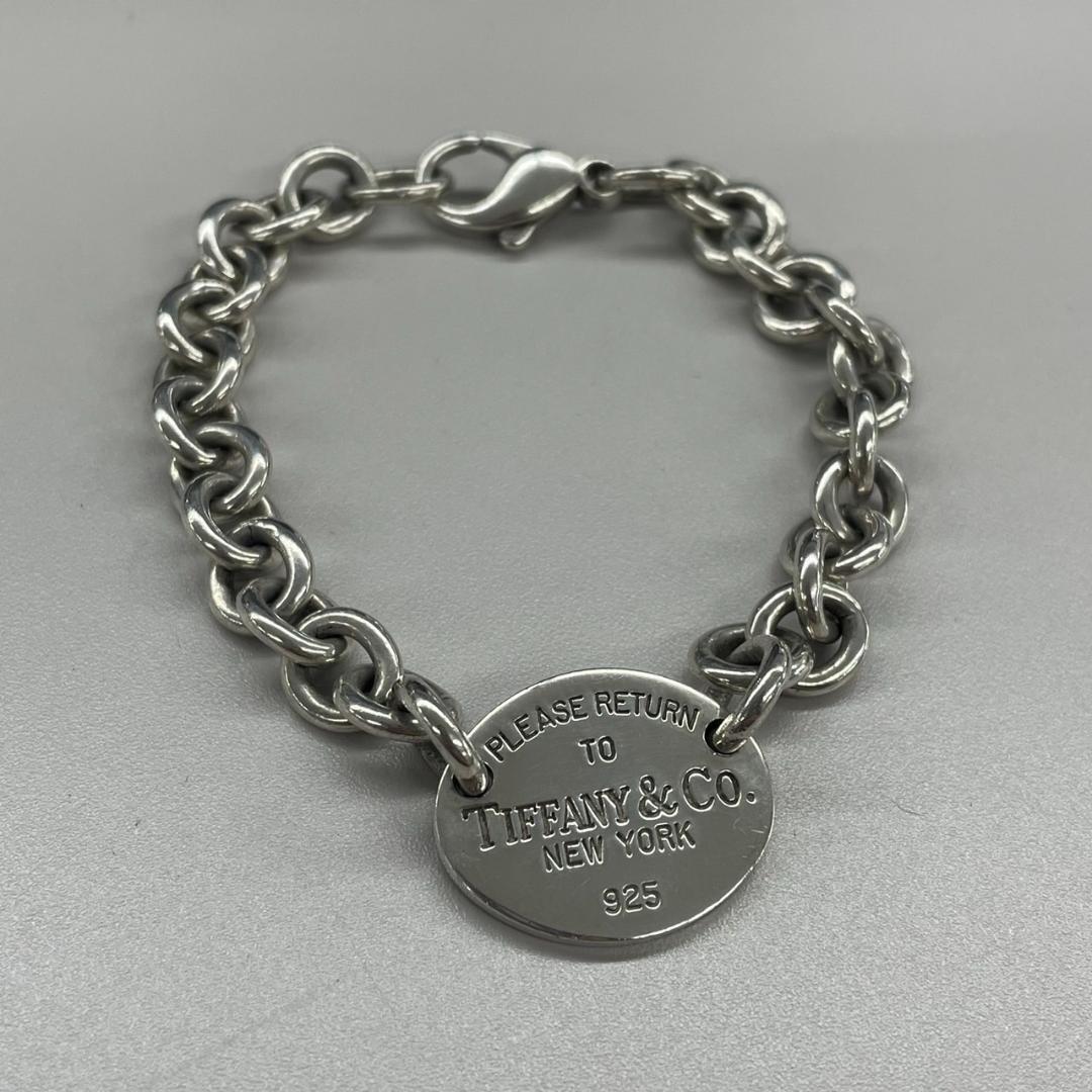 TIFFANY & Co. Return to Tiffany Bracelet Silver 925 Women's TIFFANY & Co. Return to Tiffany Bracelet Silver 925 Women's