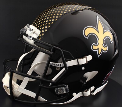 NEW ORLEANS SAINTS NFL Riddell SPEED Full Size Authentic Football Helmet