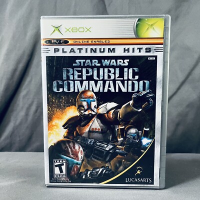 Star Wars: Republic Commando (Microsoft Xbox, 2005) Complete w/ Registration