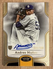 2020 Topps Tier One Break Out Auto 232/299 Andres Munoz #BOA-AMU Auto 
