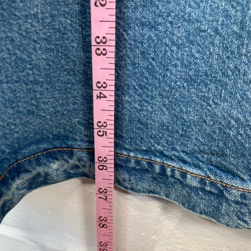 Abito Camicia Denim Asos Design Taglia UK 20 Blu Casual Relaxed Fit Curva Festival - Foto 6 di 10