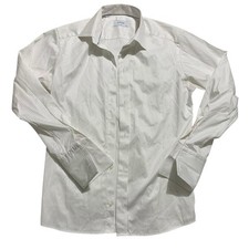 eton dress shirt french cuff 15-3/4