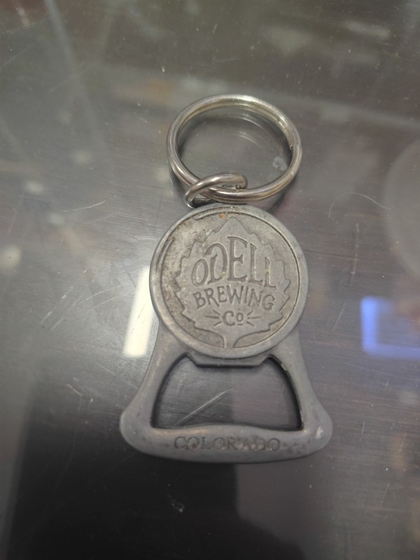 ODell Brewing Co. Bottle Cap Opener Keyring Fort Collins Colorado Keychain