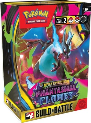 Phantasmal Flames Mega Evolution Pokemon Build & Battle Box Sealed