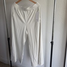 Stretch Woven Wide-Leg High-Rise Crop