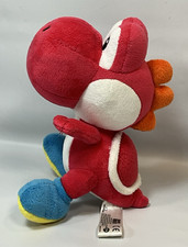 Super Mario RED YOSHI Plush Toy 8  Sanei Little Buddy 2015