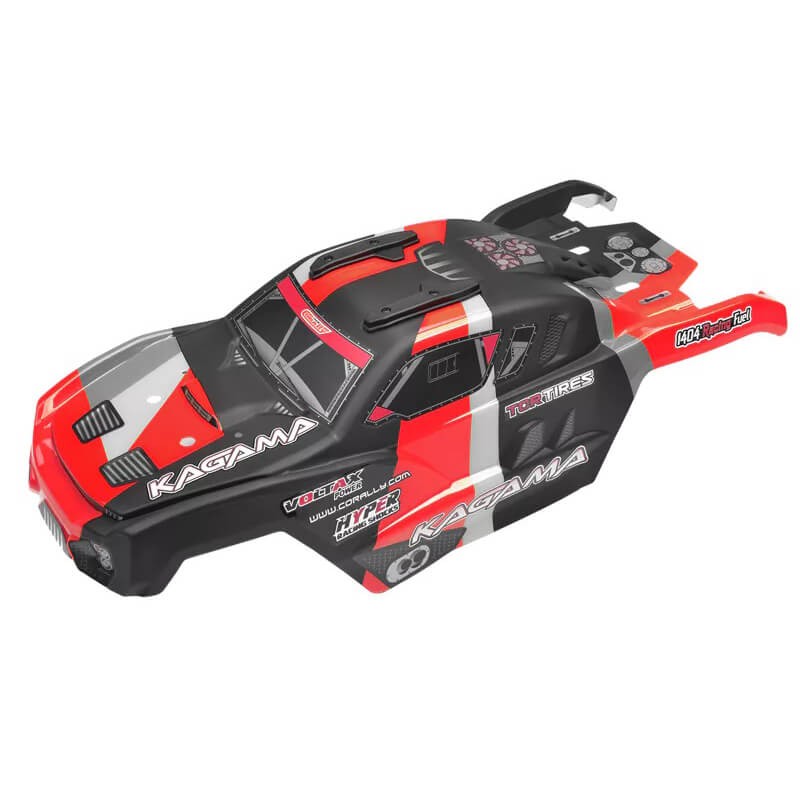 Team Corally Body Painted and Cut Kagama Red 1Pc C-00180-981-1