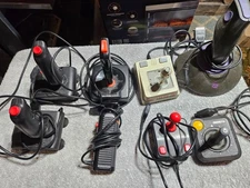 Lot of 8 Joysticks for the commodore64, Atari -- Untested