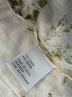 Panama Jack Linen Jumpsuit Medium Button Down Tie Top Wide Leg Pockets Boho — photo 5