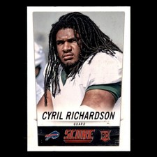 Cyril Richardson Rookie #355 2014 Panini SCORE Buffalo Bills Football Card NFL. rookie card picture