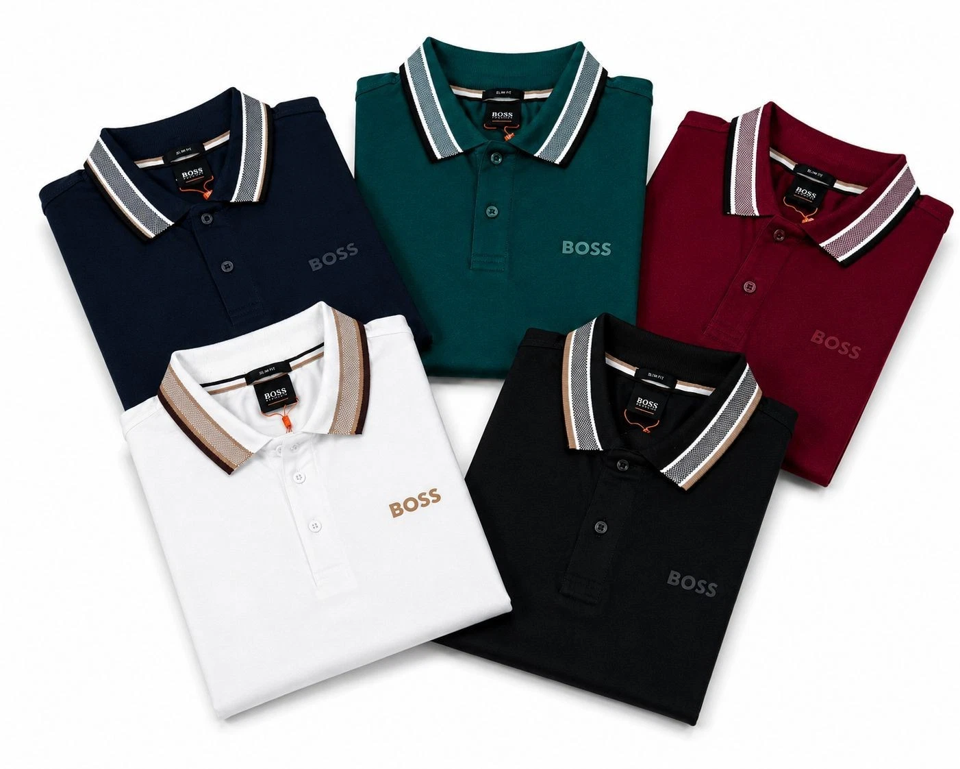 HUGO BOSS MEN’S CLASSIC POLO SHIRT WITH TIPPING STYLE NECK
Opens in a new window or tab