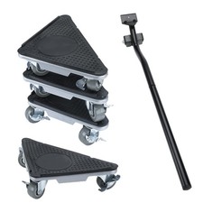 Furniture Moving Dolly 3 Wheels Heavy Duty Wheel Movers Lockable Lifter Mover...