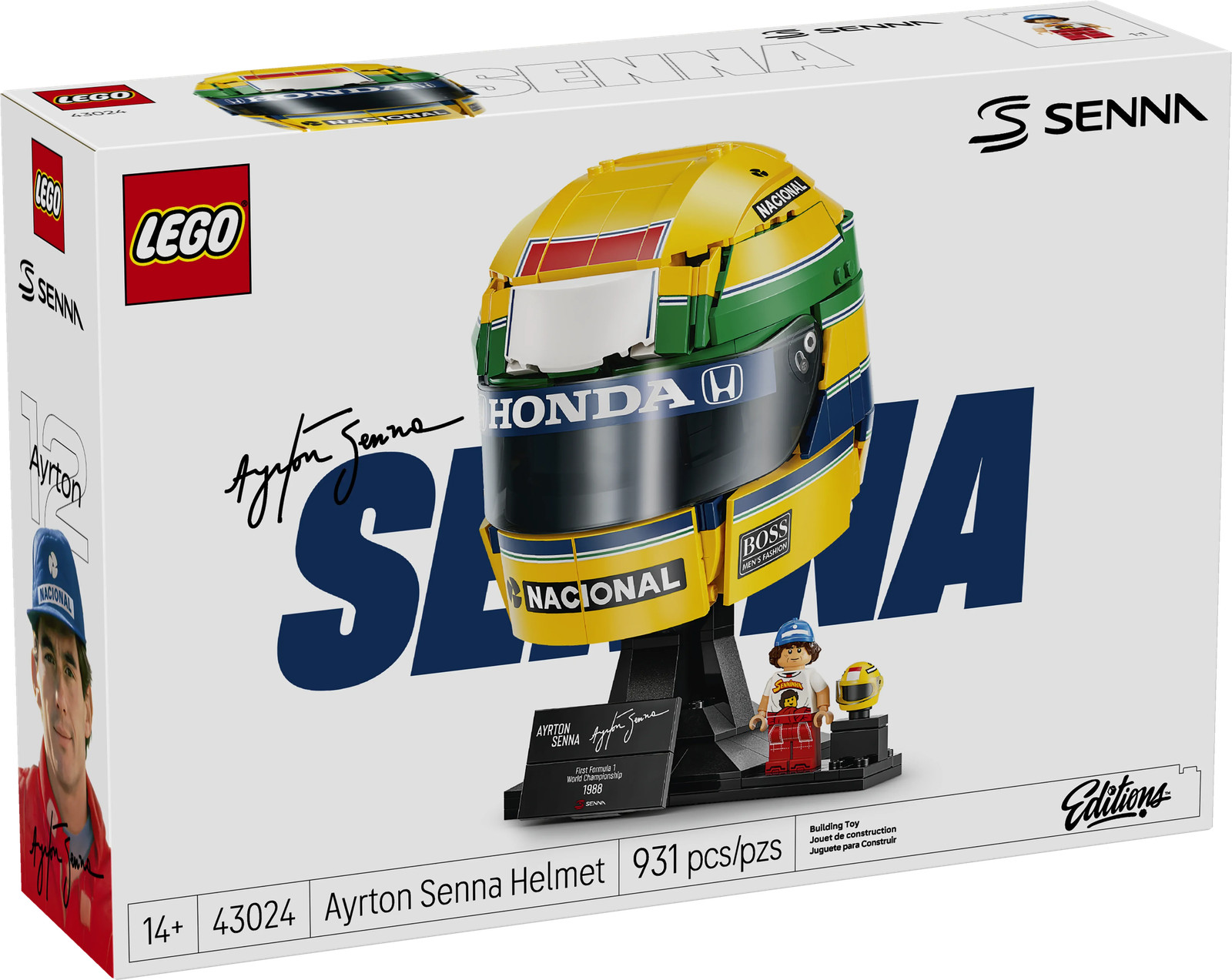 LEGO® Editions Ayrton Senna Helmet 43024