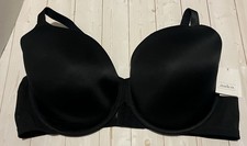 New size 42DDD Auden Smooth bra demi coverage lightly lined black