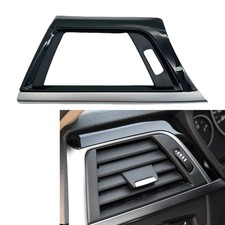 Air Vent Outlet Panel Cover For BMW 3 Series F30 F31 F34 F35 12-19 Black Chrome
