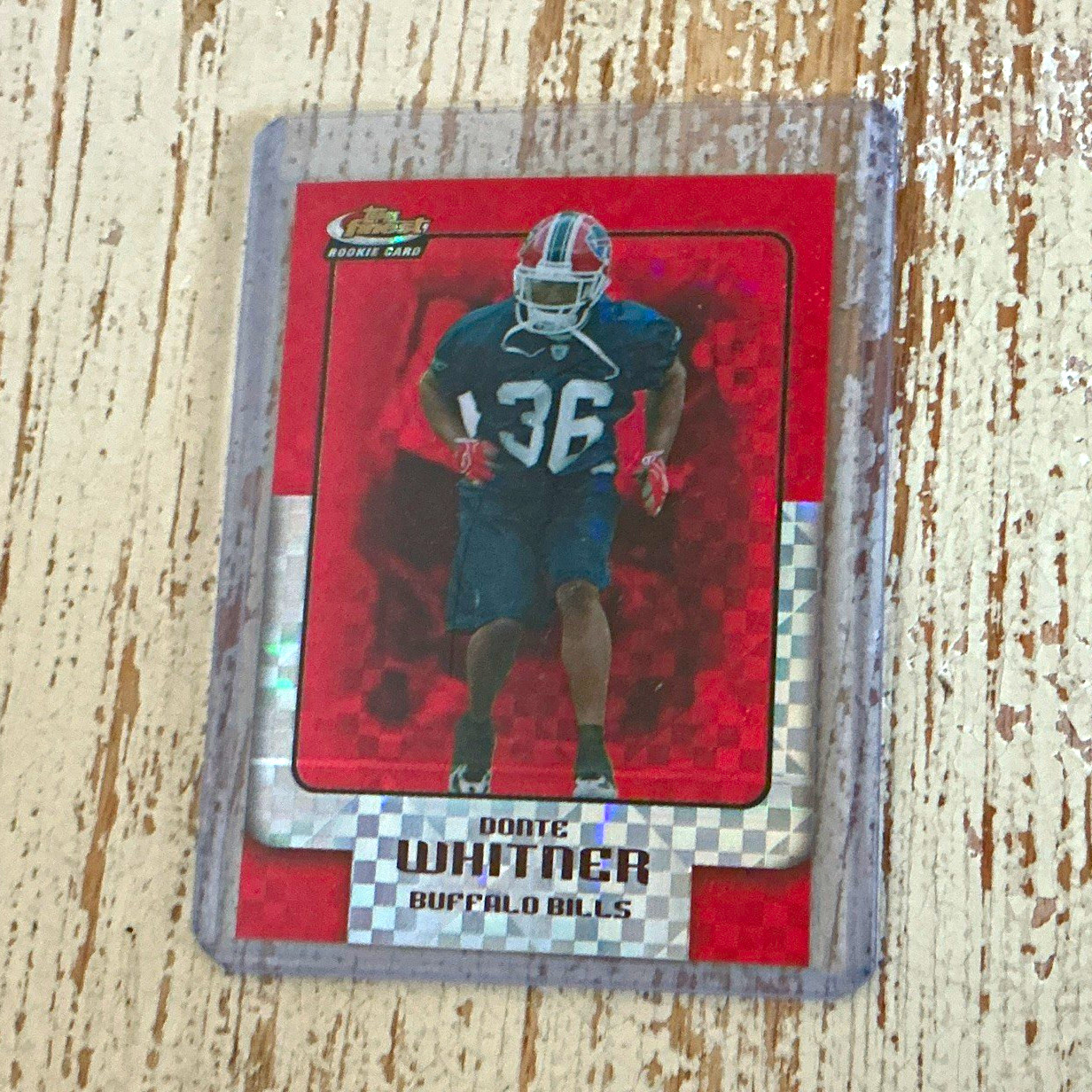 Donte Whitner Finest #136 X-Fractor