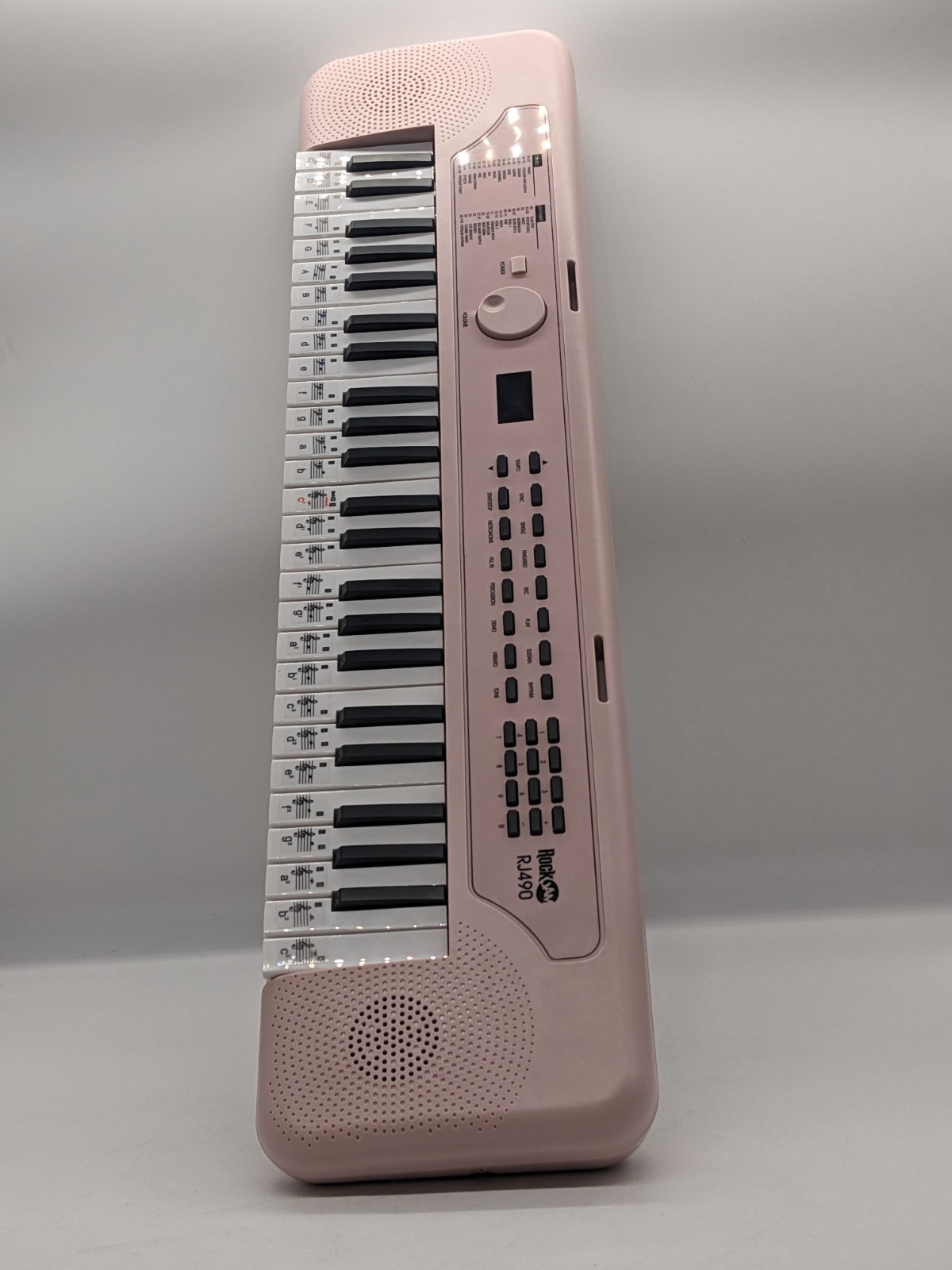 FAULTY RockJam RJ490 keyboard digital piano 49-key portable electronic pink READ
