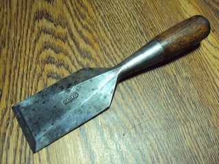 Antique Stanley Sweetheart 2" Wood Socket Chisel Patented 1924