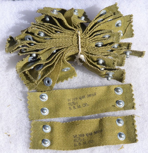 US ARMY M-1 HELMET LINER NAPE STRAP RARE MAKER S.S.M. CO. MAKER STAMP