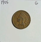 1905 INDIAN HEAD CENT GOOD 1C COPPER