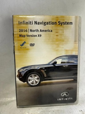 Infiniti Navigation System DVD 2016 North America Map Version X9 Complete OEM
