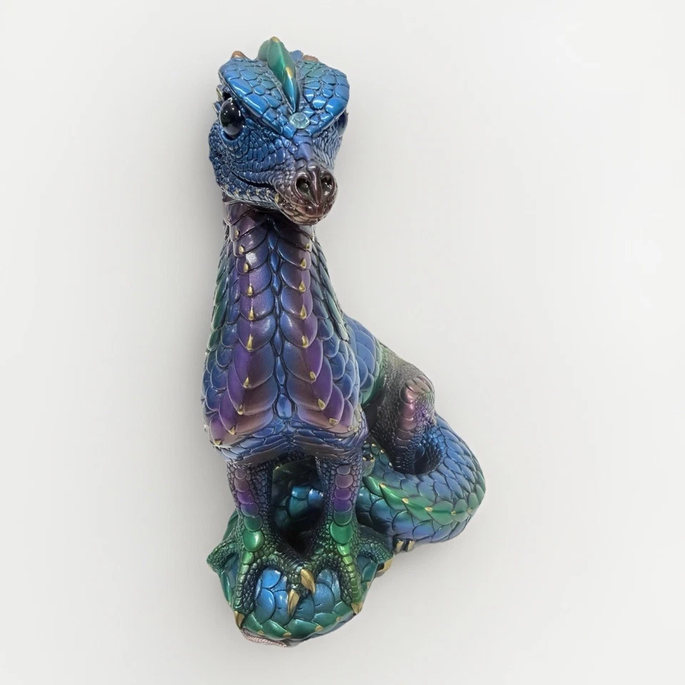 Ediciones Spectral Windstone Esmeralda Pavo Real Dragón Reptil Iridiscente. MUY RARO Foto 2 de 4