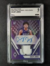 2023-24 Panini Phoenix COLBY JONES 17/99 RC Patch Auto Purple #RJA-CBJ BRG 9