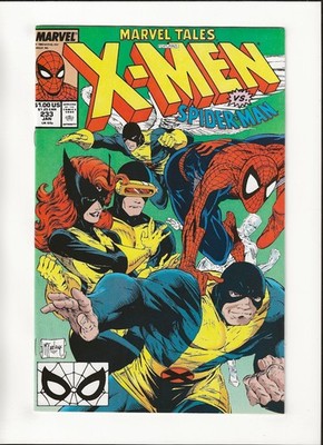 Marvel Tales #233 X-Men Spider-Man Todd McFarlane Cover Art High Grade 1990
