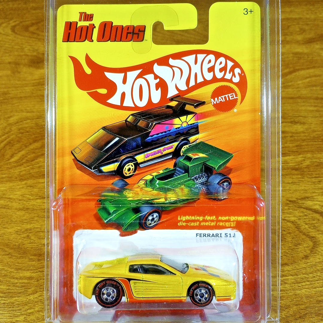 Hot Wheels Ferrari 512 chase 2011 hot ones (A35