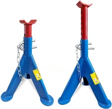 Jack Stand 3 Ton (6600 LB) Lift Car Stand w/Safety Latch, 2-Piece Set