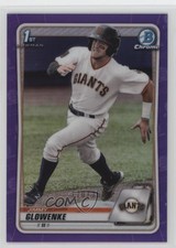 2020 Bowman Draft Chrome Purple Refractor 170/250 Jimmy Glowenke #BD-35 4ey