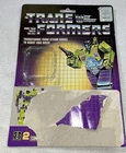 Vintage 1984 Transformers Constructicon Scavenger Full Card Back + Bubble Wow!