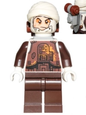 LEGO  Minifig sw0751 - Dengar (White Torso) Minifigur