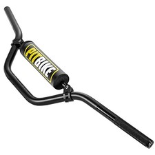 Universal 7/8" 22mm Dirt Bike Handlebars with Chest Protector Pad for Black