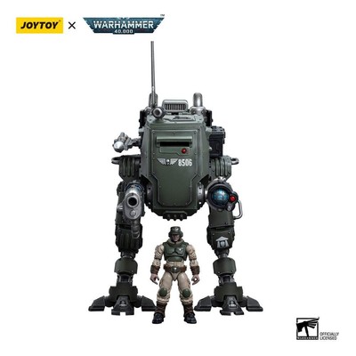 Warhammer 40k Action Figur 1/18 Astra Militarum Cadian Armoured Sentinel 12 cm