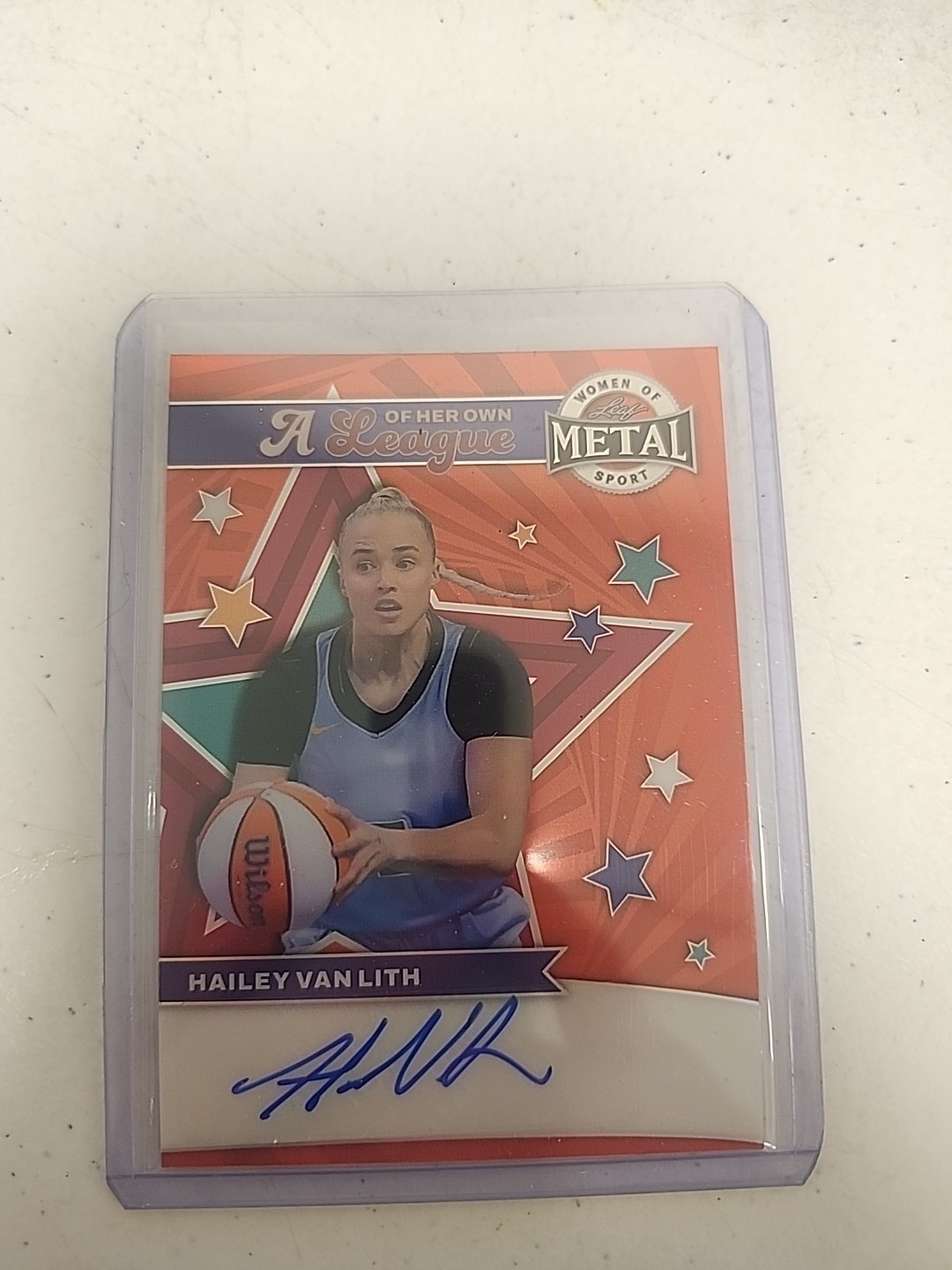 2025 Leaf Women of Sport Auto 3/7 Hailey Van Lith