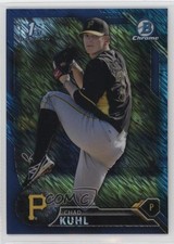 2016 Bowman Chrome Prospects Blue Shimmer Refractor Chad Kuhl #BCP154 13st