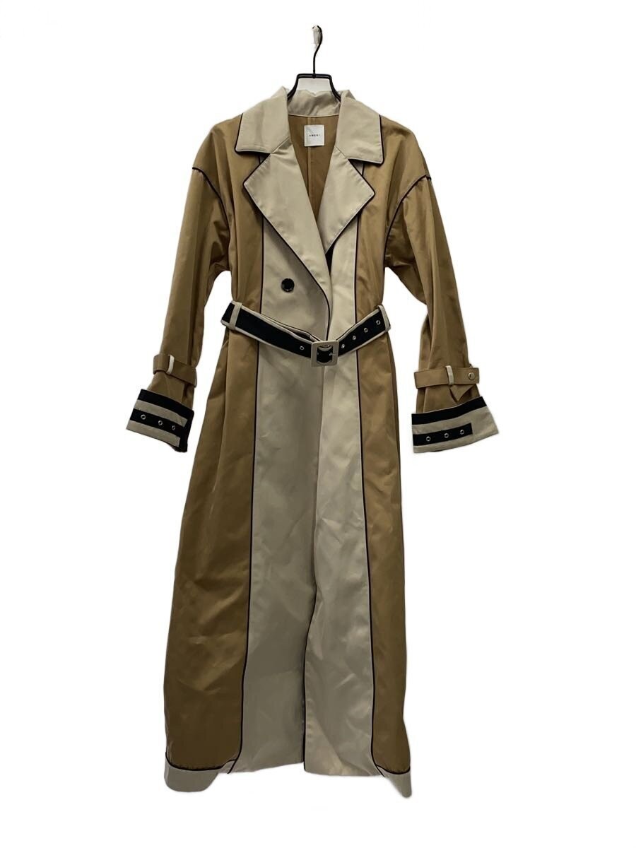 Ameri  Steel Collar Coat/-/Polyester/Beg/Plain/11… - image 1