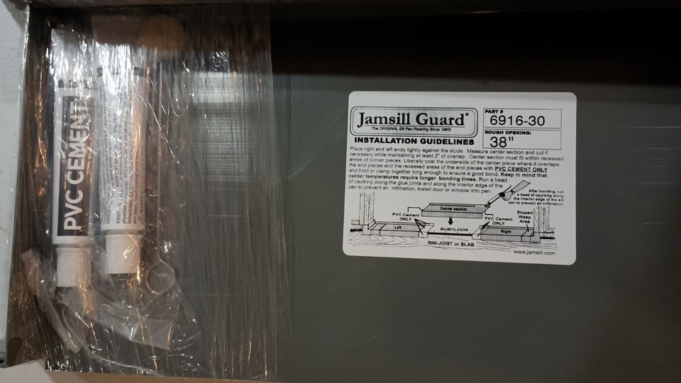 Jamsill Guard Adjustable Waterproof Sill Pan Flashing For Doors And ...