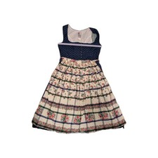 Rose-Dirndl GR44 lang Blau Lila Rot 3 Schürzen Umstandsdirndl Schwangerschaft 