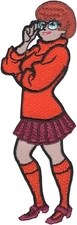 Patch - C&D Visionary Hanna Barbera Scooby Doo Velma 2.2"x4.5" Iron-On Cartoon