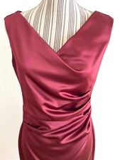 Vera Mont elegantes Satinkleid Cocktailkleid ...
