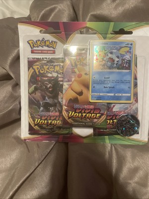 Pokemon TCG: Sword & Shield-Vivid Voltage Three-Booster Blister (175-80753)