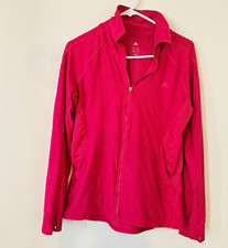 adidas Climalite Women's Full Zip Track Jacket w/ Pockets Pink Size L