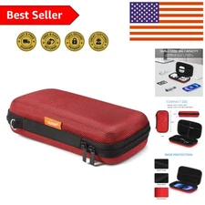Compact Hard Case for Cell Phones and Travel Accessories with Elastic Band